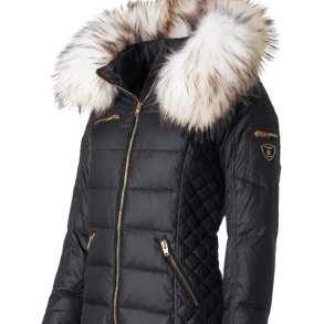 Rita - Black - Raccoon Fur - Easy Nylon
